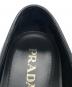 中古・古着 PRADA (プラダ) ローファー ブラック サイズ:SIZE 6 1/2：24000円