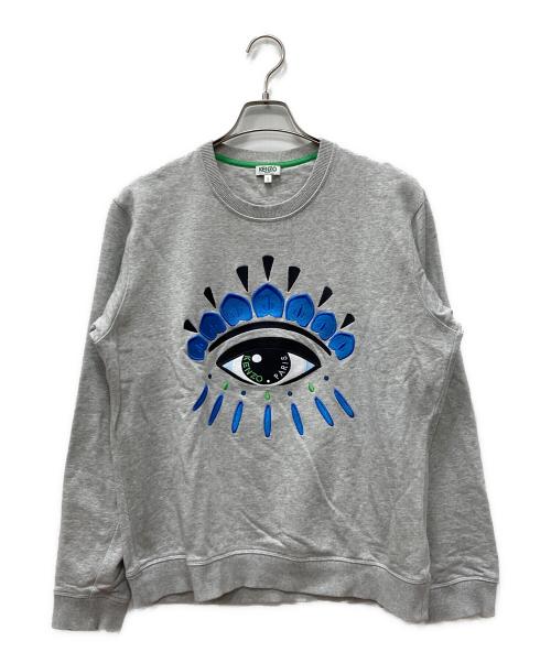 KENZO（ケンゾー）KENZO (ケンゾー) Graphic Eye Sweatshirt グレー サイズ:Lの古着・服飾アイテム