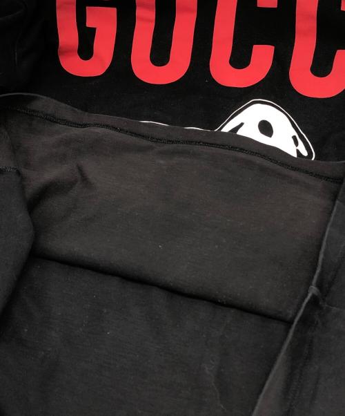 GUCCI（グッチ）GUCCI (グッチ) グッチラムオーバーサイズTシャツ ブラック サイズ:Mの古着・服飾アイテム