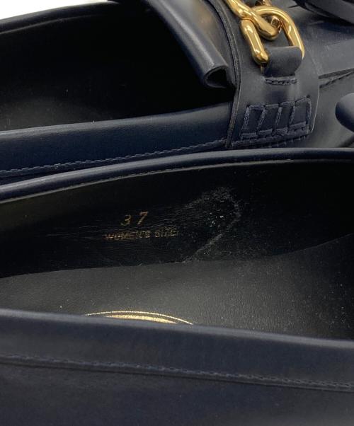 TOD'S（トッズ）TOD'S (トッズ) タッセルレザーローファー ネイビー サイズ:37の古着・服飾アイテム