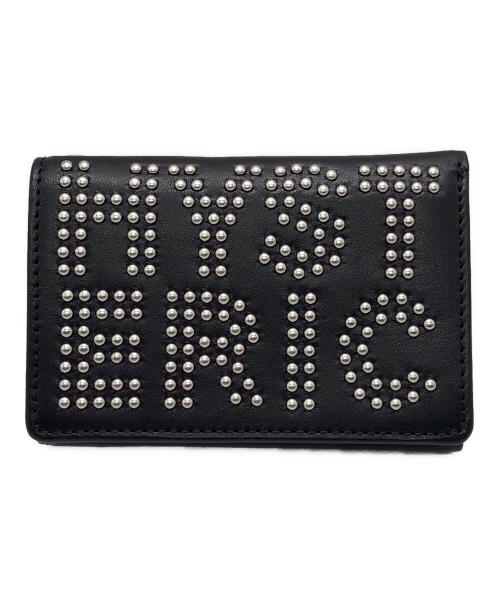 Hysteric Glamour（ヒステリックグラマー）Hysteric Glamour (ヒステリックグラマー) ロゴスタッズ 三つ折りウォレット ブラック 未使用品の古着・服飾アイテム
