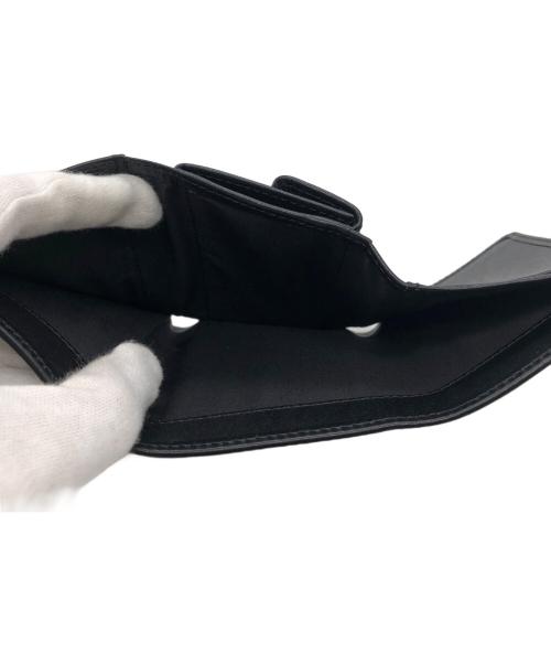 Hysteric Glamour（ヒステリックグラマー）Hysteric Glamour (ヒステリックグラマー) ロゴスタッズ 三つ折りウォレット ブラック 未使用品の古着・服飾アイテム