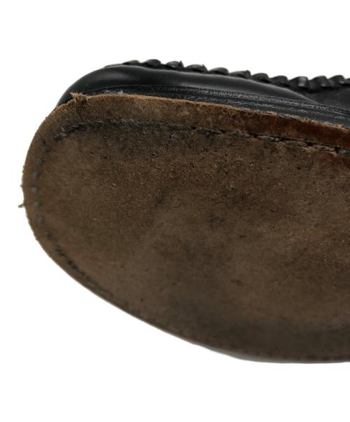 G.H.BASS（ジーエイチバス）G.H.BASS (ジーエイチバス) ローファー ホワイト×ブラック サイズ:8の古着・服飾アイテム