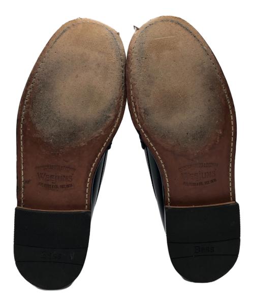 G.H.BASS（ジーエイチバス）G.H.BASS (ジーエイチバス) ローファー ホワイト×ブラック サイズ:8の古着・服飾アイテム