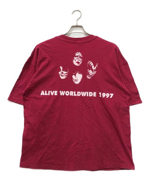 90'S KISS（90年代キス）90'S KISS (90年代キス) 1997 ツアーTシャツ ボルドー サイズ:XLの古着・服飾アイテム
