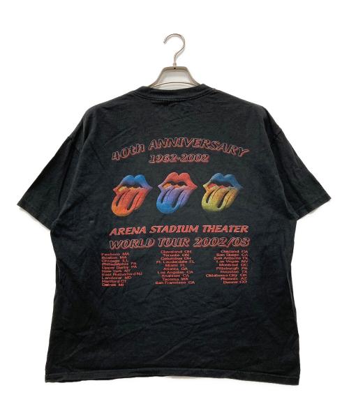 00'S ROILLNG STONES（2000年代ローリングストーンズ）00'S ROILLNG STONES (2000年代ローリングストーンズ) 40th ツアーTシャツ ブラック サイズ:XLの古着・服飾アイテム