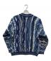 CUGGI (クージー) 3Dニットカーディガン ブルー サイズ:S：12000円