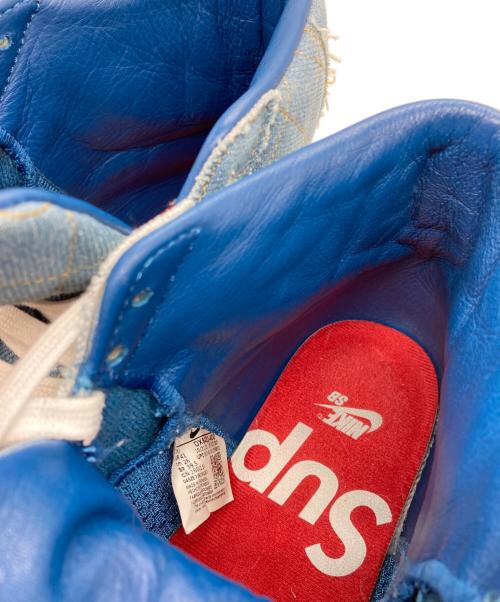 NIKE SB（ナイキエスビー）NIKE SB (ナイキエスビー) Supreme (シュプリーム) BLAZER MID DENIM インディゴ サイズ:26cmの古着・服飾アイテム