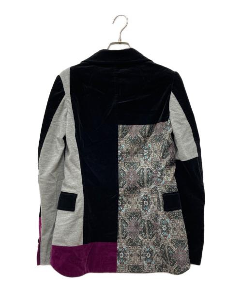 Y's（ワイズ）Y's (ワイズ) 切替タキシードジャケット ブラック サイズ:1の古着・服飾アイテム