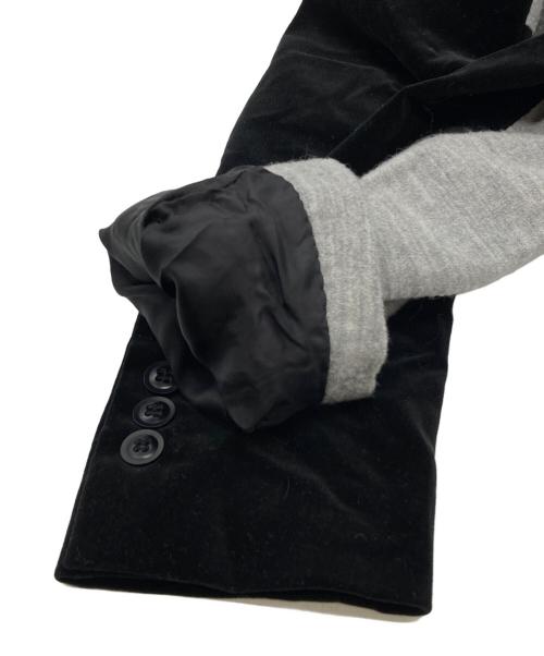 Y's（ワイズ）Y's (ワイズ) 切替タキシードジャケット ブラック サイズ:1の古着・服飾アイテム