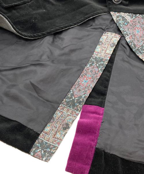 Y's（ワイズ）Y's (ワイズ) 切替タキシードジャケット ブラック サイズ:1の古着・服飾アイテム