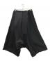Y's（ワイズ）の古着「パターン切替サルエルパンツ」｜ブラック
