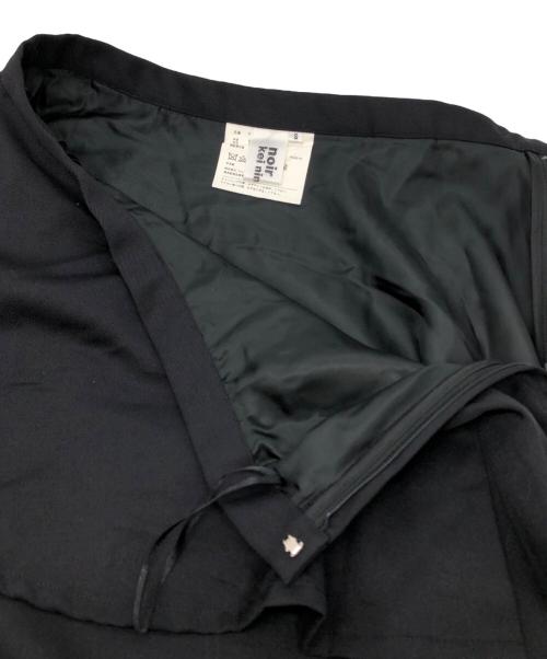 noir kei ninomiya（ノワール ケイ ニノミヤ）noir kei ninomiya (ノワール ケイ ニノミヤ) レイヤードスカート ブラック サイズ:Sの古着・服飾アイテム
