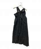 YOHJI YAMAMOTOヨウジヤマモト）の古着「プリーツサロペット」｜ブラック