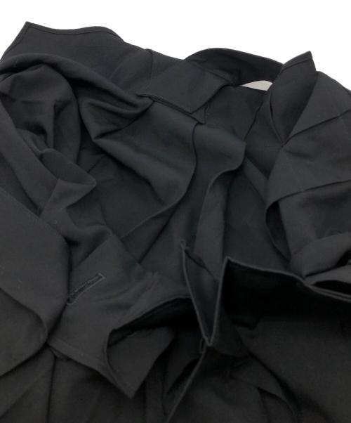 YOHJI YAMAMOTO（ヨウジヤマモト）YOHJI YAMAMOTO (ヨウジヤマモト) プリーツサロペット ブラック サイズ:1の古着・服飾アイテム