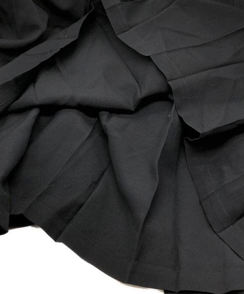 YOHJI YAMAMOTO（ヨウジヤマモト）YOHJI YAMAMOTO (ヨウジヤマモト) プリーツサロペット ブラック サイズ:1の古着・服飾アイテム