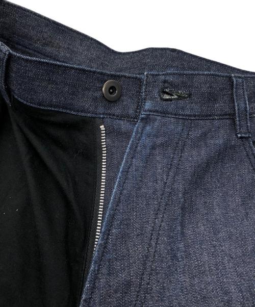 YOHJI YAMAMOTO（ヨウジヤマモト）YOHJI YAMAMOTO (ヨウジヤマモト) デニム切替ワイドパンツ ブラック サイズ:1の古着・服飾アイテム