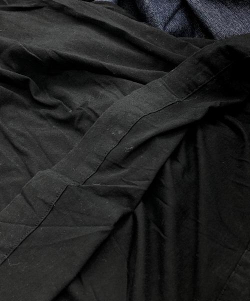 YOHJI YAMAMOTO（ヨウジヤマモト）YOHJI YAMAMOTO (ヨウジヤマモト) デニム切替ワイドパンツ ブラック サイズ:1の古着・服飾アイテム