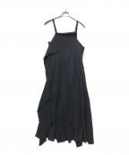 MITIKO by Y'sミチコ バイ ワイズ）の古着「キャミソールスリットワンピース」｜ブラック