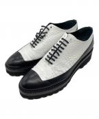 TAKESHI KOSAKA by Y's Pink Labelタケシコウサカ バイ ワイズピンクレーベル）の古着「レザーシューズ」｜ブラック