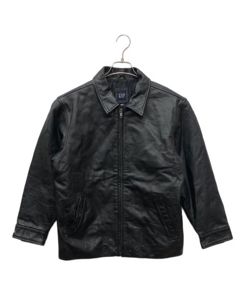 GAP（ギャップ）GAP (ギャップ) レザージャケット ブラック サイズ:XLの古着・服飾アイテム