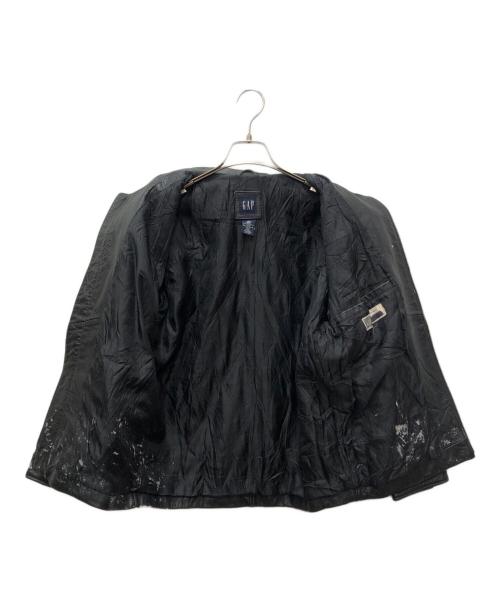 GAP（ギャップ）GAP (ギャップ) レザージャケット ブラック サイズ:XLの古着・服飾アイテム