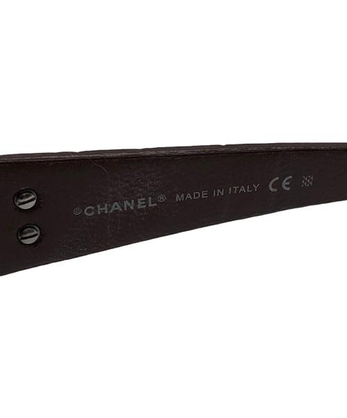 CHANEL（シャネル）CHANEL (シャネル) マトラッセシャネルサングラス ブラウンの古着・服飾アイテム