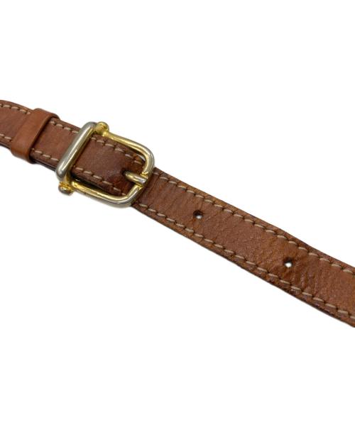 CELINE（セリーヌ）CELINE (セリーヌ) マカダム柄ショルダーバッグ ブラウンの古着・服飾アイテム