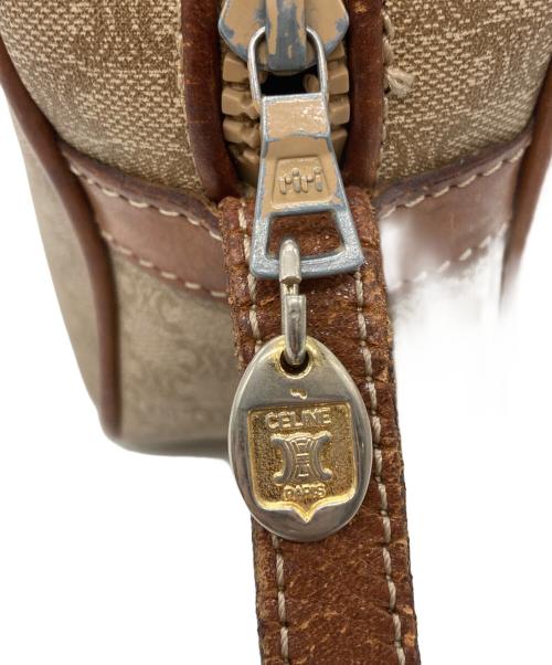 CELINE（セリーヌ）CELINE (セリーヌ) マカダム柄ショルダーバッグ ブラウンの古着・服飾アイテム