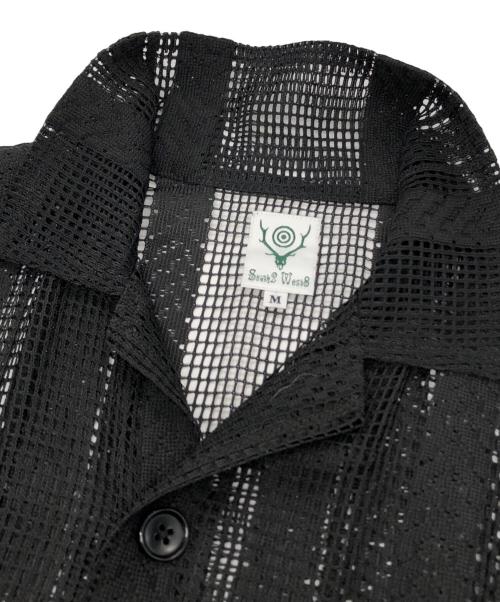 South2 West8（サウスツー ウエストエイト）South2 West8 (サウスツー ウエストエイト) Cabana Shirt ブラック サイズ:Mの古着・服飾アイテム