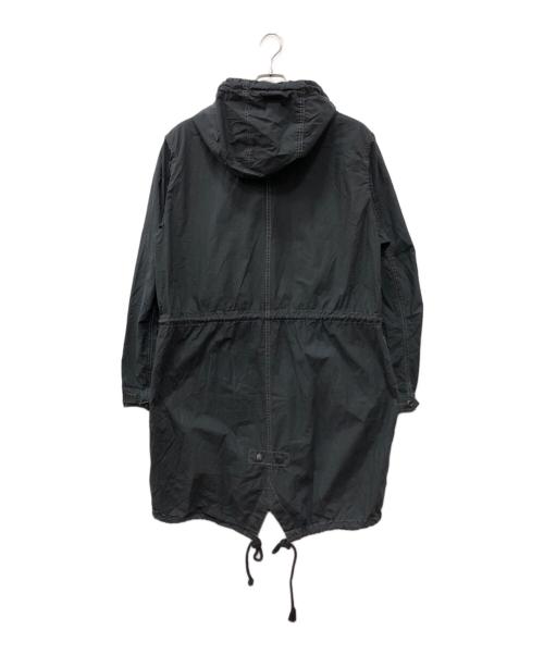 DIESEL（ディーゼル）DIESEL (ディーゼル) モッズコート ブラック サイズ:Mの古着・服飾アイテム