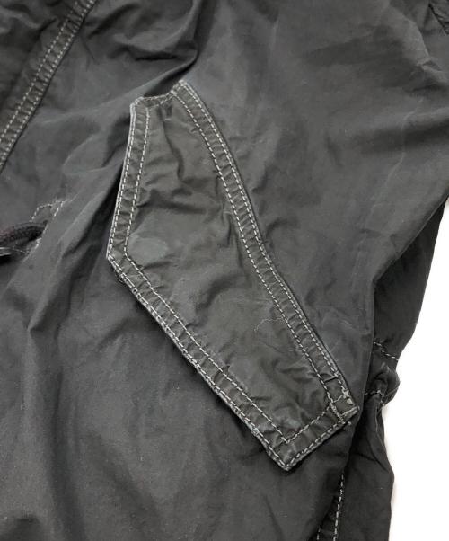 DIESEL（ディーゼル）DIESEL (ディーゼル) モッズコート ブラック サイズ:Mの古着・服飾アイテム