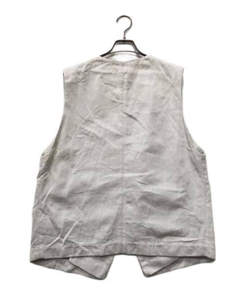 SACRA（サクラ）SACRA (サクラ) リネンコットンベスト グレー サイズ:38の古着・服飾アイテム