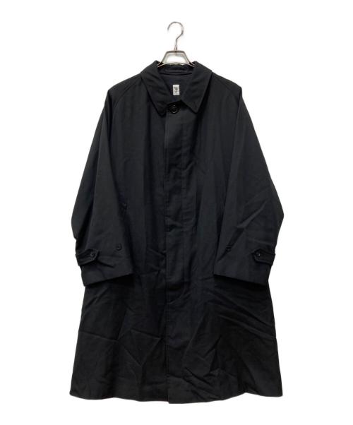 LE（エルイー）LE (エルイー) ウール バルカラー コート ブラック サイズ:下記参照の古着・服飾アイテム