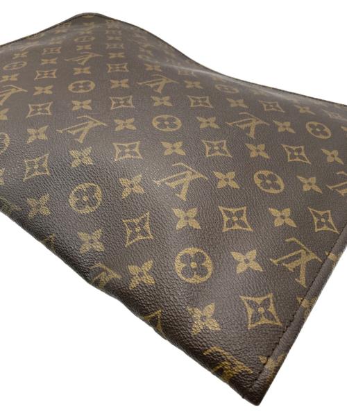 LOUIS VUITTON（ルイ ヴィトン）LOUIS VUITTON (ルイ ヴィトン) クラッチバッグ ブラウンの古着・服飾アイテム