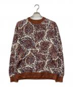 TENDERLOINテンダーロイン）の古着「T-SWEATER WOLF」｜ブラウン