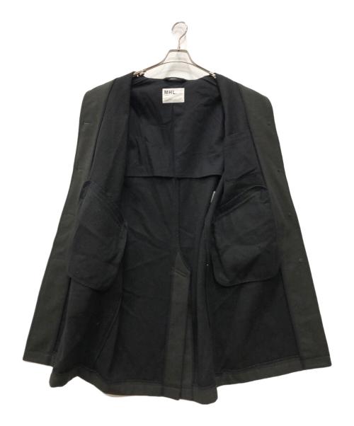 MHL（エムエイチエル）MHL (エムエイチエル) BASIC WOOL MELTON COAT カーキ サイズ:2の古着・服飾アイテム