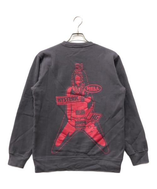 hysterics（ヒステリックス）hysterics (ヒステリックス) ヒスガールスウェット グレー サイズ:Mの古着・服飾アイテム