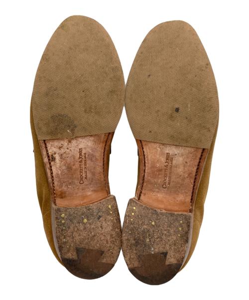 Crockett & Jones（クロケット＆ジョーンズ）Crockett & Jones (クロケット＆ジョーンズ) UNITED ARROWS (ユナイテッドアローズ) ローファー ベージュ サイズ:6 1/2の古着・服飾アイテム