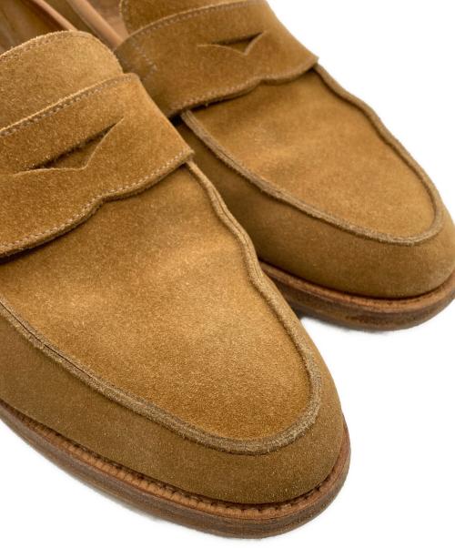 Crockett & Jones（クロケット＆ジョーンズ）Crockett & Jones (クロケット＆ジョーンズ) UNITED ARROWS (ユナイテッドアローズ) ローファー ベージュ サイズ:6 1/2の古着・服飾アイテム