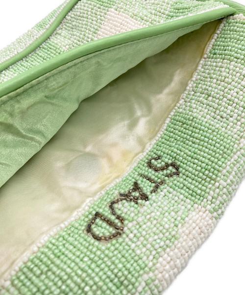 STAUD（スタウド）STAUD (スタウド) ビーズショルダーバッグ グリーン サイズ:下記参照の古着・服飾アイテム