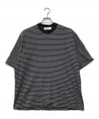 everyoneエブリワン）の古着「Border Short Sleeve Tee Shirt」｜ブラック