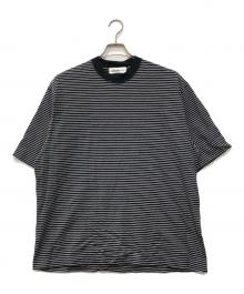 everyone（エブリワン）の古着「Border Short Sleeve Tee Shirt」｜ブラック