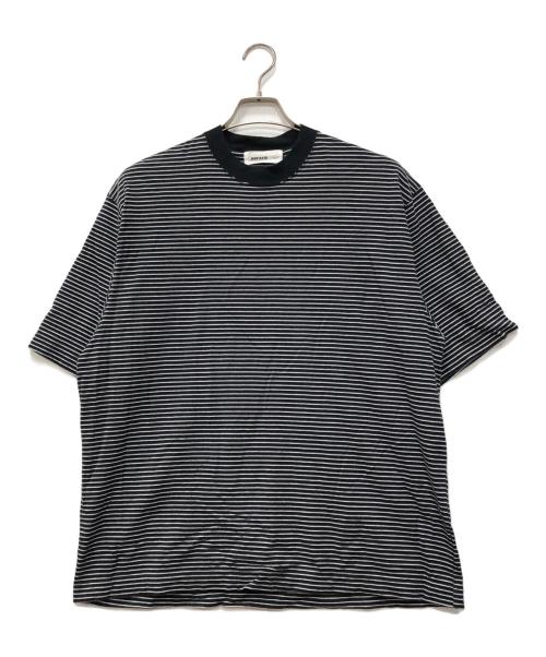 everyone（エブリワン）everyone (エブリワン) Border Short Sleeve Tee Shirt ブラック サイズ:Lの古着・服飾アイテム
