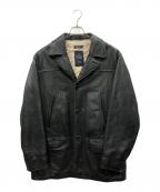 NAUTICAノーティカ）の古着「レザージャケット」｜ブラック