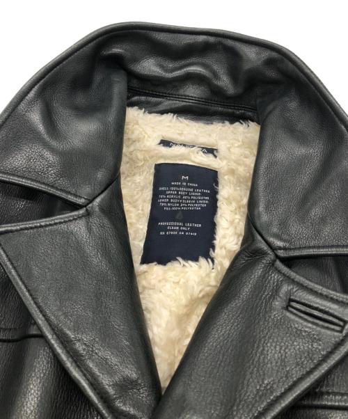 NAUTICA（ノーティカ）NAUTICA (ノーティカ) レザージャケット ブラック サイズ:Mの古着・服飾アイテム