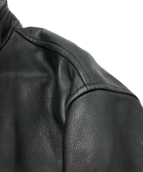 NAUTICA（ノーティカ）NAUTICA (ノーティカ) レザージャケット ブラック サイズ:Mの古着・服飾アイテム