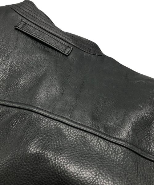 NAUTICA（ノーティカ）NAUTICA (ノーティカ) レザージャケット ブラック サイズ:Mの古着・服飾アイテム