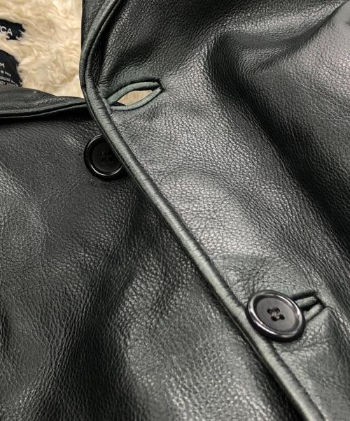 NAUTICA（ノーティカ）NAUTICA (ノーティカ) レザージャケット ブラック サイズ:Mの古着・服飾アイテム