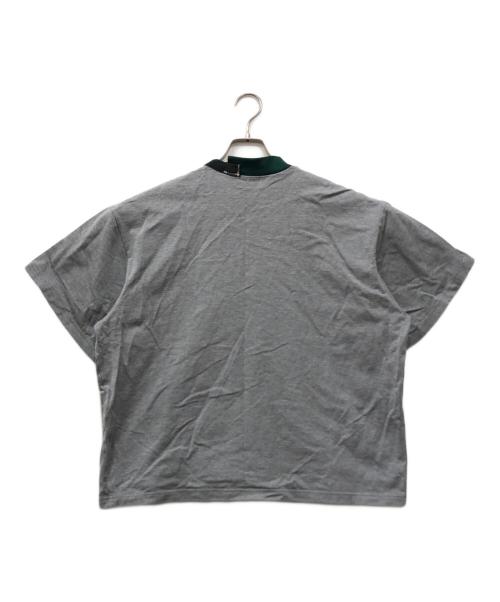 KOLOR（カラー）KOLOR (カラー) 度詰め天竺 CUTSEW デザイン Tシャツ グレー サイズ:2の古着・服飾アイテム